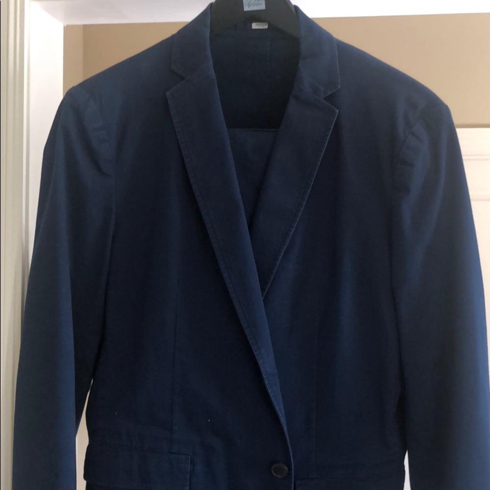 Theory Stretch Cotton Summer Suit